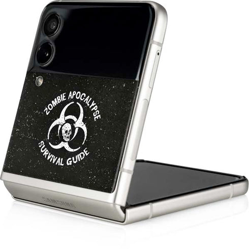 Zombie Apocalypse Survival Guide Galaxy Z Flip3 5G Skin